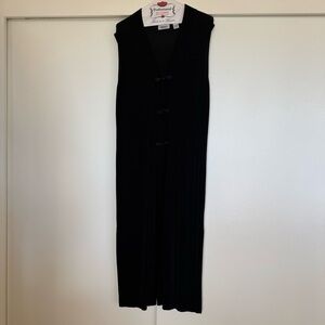 Chico's Black Textured Midi Dress